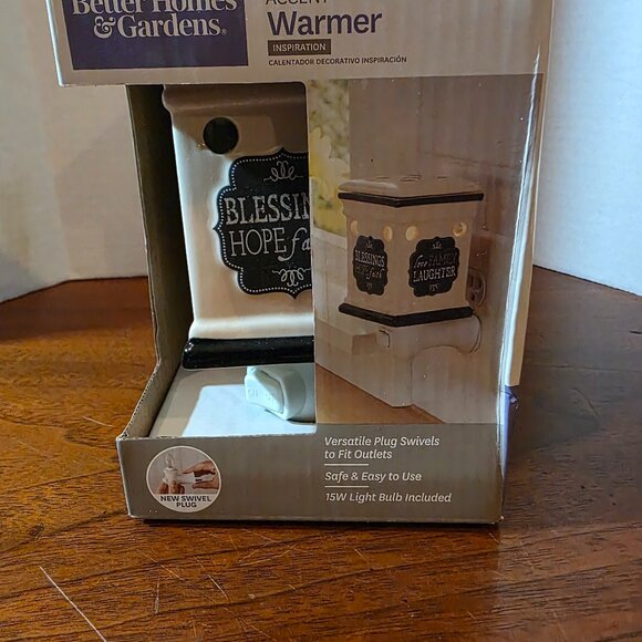 BETTER HOMES & GARDENS INSPIRATION FRAGRANCE WARMER LOVE FRIENDS LAUGHTER - Picture 1 of 4